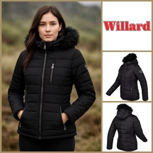 050160 Veste matelassée noire femme Willard