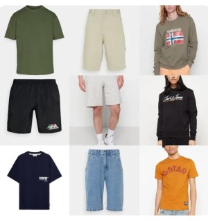Liquidations Vêtements de marques renommés pour hommes : Tommy Hilfiger, Mango, Under...