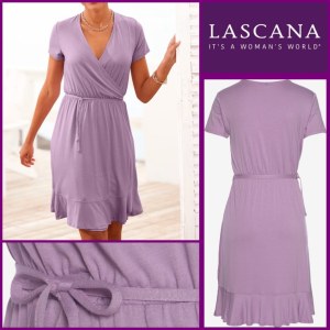 020258 Robe portefeuille femme Lascana