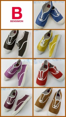 060102 Mix de chaussures en toile Bensimon