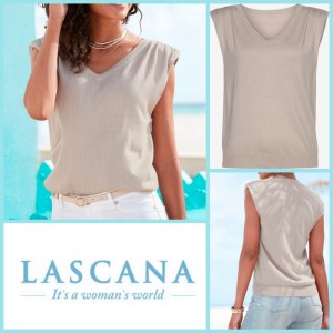 020232 Gilet-top pour femme Lascana