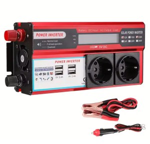 Onduleur Convertisseur Puissance 4000W 12V 120V 4 USB + 2 prises électrique