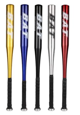 Batte de baseball Taille officielle 63cm bleu metal