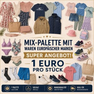 030053 Palette mix de produits de marques européennes