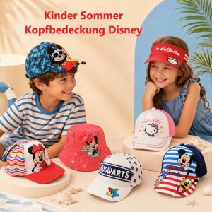 040087  Mix de couvre-chefs d'été pour enfants Disney