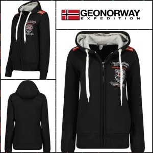 020163 Vestes à capuche pour femmes Geographical Norway WW1512H