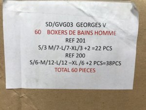 BOXERS DE BAIN SLIPPES GEORGE V