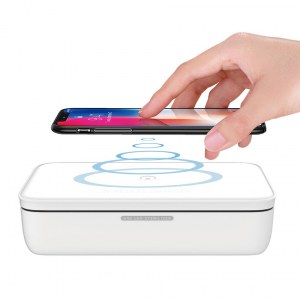 Stérilisateur UV,kit de désinfection smartphone,masque,clé,lampe, chargeur,boite uv cha...