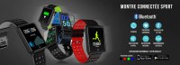 Montre connectée sport-Bracelet intelligent FITNESS 4 COULEURS