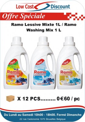 Lessive Liquide RAMO 1L  3ref /Ramo Lessive Liquide 3L / 3 ref