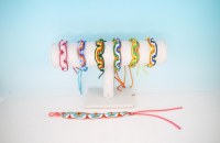 Bracelet tresse coton assortis