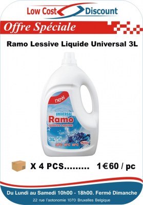 Lessive Liquide RAMO 1L  3ref /Ramo Lessive Liquide 3L / 3 ref