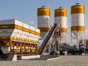 MEGA CENTRALE À BÉTON 150 m3 - MALAXEUR À BÉTON ‘TWINSHAFT’ - EXPÉDITION GRATUITE