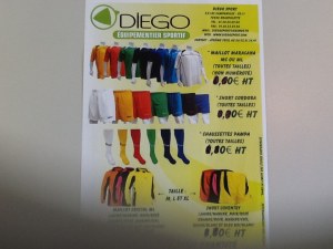 Destocage des vêtements de football