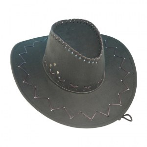 Chapeau cow boys noir ou blanc sewdine