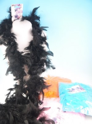 Boa plume 6 couleurs assorties