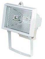 Projecteur Halogène 150W Blanc (lampe fournie)