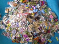 Gros lot de boutons en bois