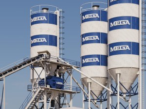 MEGA CENTRALE À BÉTON 120 m3 - MALAXEUR À BÉTON ‘TWINSHAFT’ - EXPÉDITION GRATUITE