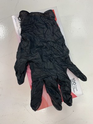 GRAND DESTOCKAGE Gants Nitrile Noir Taille XL