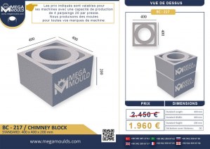 MOULE À PARPAING – HOURDIS – PARPAING CHEMINÉE