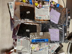 Masque stérile %100 organic-naturel coton 2 plis CE-ISO