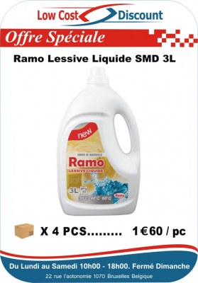 Lessive Liquide RAMO 1L  3ref /Ramo Lessive Liquide 3L / 3 ref