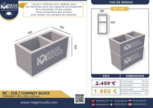 MOULE À PARPAING – HOURDIS – PARPAING CHEMINÉE