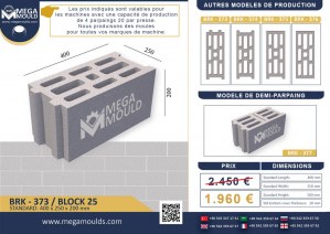 MOULE À PARPAING – HOURDIS