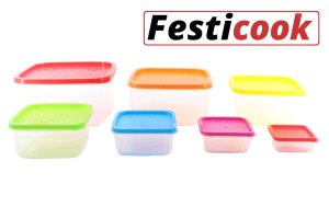 LOT DE BOITES HERMETIQUES ARC EN CIEL GRANDS MODELES 3.00 TTC