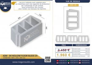 MOULE À PARPAING – HOURDIS