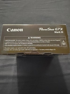 Canon PowerShot G7 X Mark III 20.1MP - Black