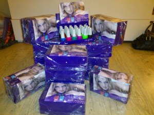 Lot vernis craquelé