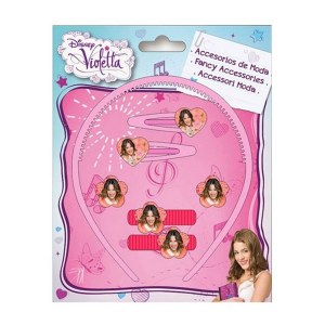 Blister 7 Accessoires à Cheveux Violetta