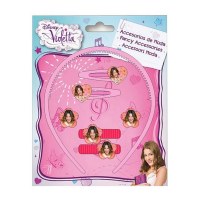 Blister 7 Accessoires à Cheveux Violetta