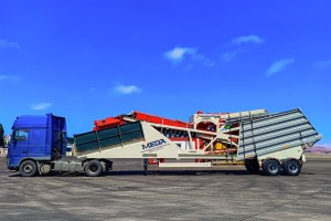 CENTRALE À BÉTON MOBILE- 100 m³- LIVRAISON IMMÉDIATE