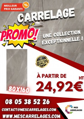 Carrelage 80x160 - Mat et Brillant - Armani Brown