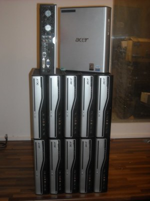 Lot de 50 Configuration UC Acer Power 2000 Core 2 Duo + Moniteur LG 19 pouces Prix Unit...