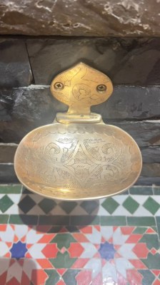 Unlacquered brass faucet