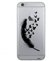 Coque silicone IPHONE 6/6S PLUME