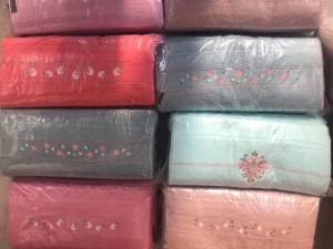 Serviettes drap de bain linge de maison