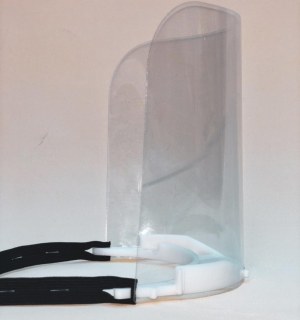 Des visières de protection