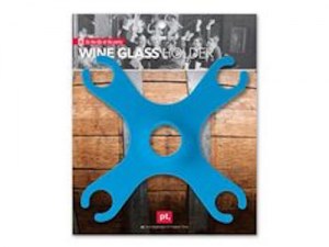 Support de 4 verres pour bouteille de vin