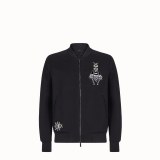 FENDI BLOUSON VESTE EN TISSU NÉOPRÈNE