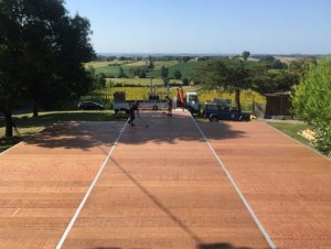 Plancher en épicéa 15m15m