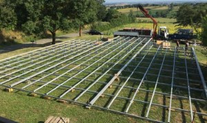 Plancher en épicéa 15m15m