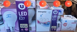 Ampoules led GU10 ou E27