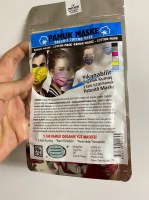 Masque stérile %100 organic-naturel coton 3 plis CE-ISO