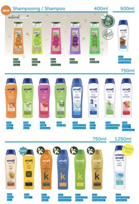 Arrivage Shampoing Gel douche AMALFI