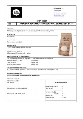 Sel de Majorque (Espagne) de qualité exceptionnelle